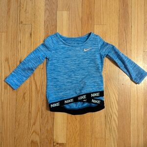 Nike Kids Blue Long Sleeve Top